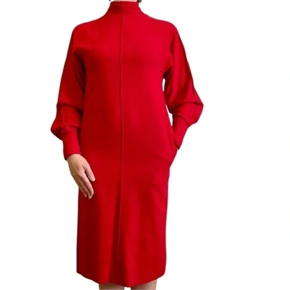 Pauline Trigère stunning red